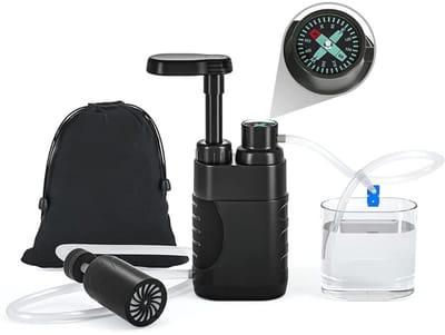 RVV® Waterfilter noodpakket - Waterfilter - Zwart - 8 x 5 x 17 cm; 450 g