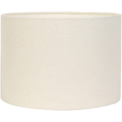 Light & Living Cilinder Lampenkap Livigno - Eiwit - Ø30x21cm - voor Tafellampen, Hanglampen