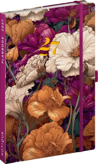 Weekagenda Vintage Flowers 2027