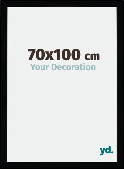 Your Decoration - Fotolijst 70x100 cm - MDF - Zwart Hoogglans - Mura