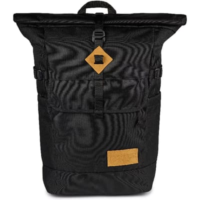 JanSport Hatchet Rolltop Backpack, Unisex, Zwart, Rugzak, maat: One size