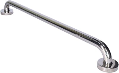 Gerimport Badkamer handgreep - zilver - 60 cm - RVS metaal - douche wand handgrepen