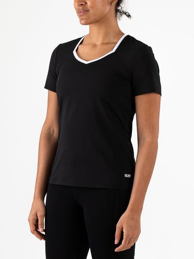 Sjeng Sports SHIRMA - Maat: M Black - Tennis Shirt Vrouwen - Sportshirt - single jersey