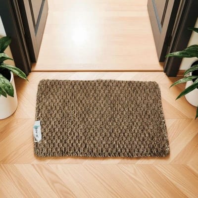 Zeegras deurmat 40x60 cm - rechthoekige deurmat - 4shine