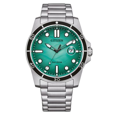 Citizen Sporty Marine AW1816-89L Horloge - Staal - Zilverkleurig - Ø 41 mm