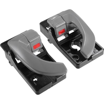 1 Paar Interieur Binnen Deurklink Grijs Links Rechts Voor Hyundai Tucson 2005-2009 black