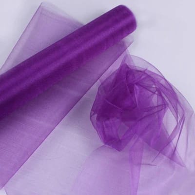 48CMx5M/10M/15M Organza Tule Stof Kristal Bruiloft Bogen Sneeuwgaren Bruiloftsfeest Decoratie Verjaardag Baby Show 66 48cmX10m