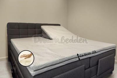 Splittopper 140x200 Traagschuim Nasa  6cm Dik Cool & Fresh Hoes