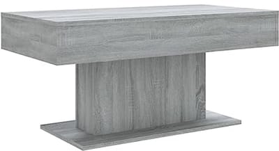 Salontafel - Bijzettafel woonkamer - Woonkamer inrichten - Glad oppervlak - 96x50x45 cm - Grijs sonoma