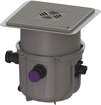 KESSEL-pompinstallatie Minilift L - Underfloor, KTP 300-S1, zwart, 280570S