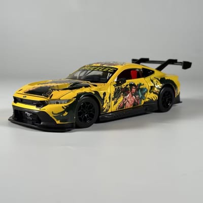 1:24 Ford Mustang Gt3 Porsche 918 Spyder Supercar Alliage Métal Moulé Sous Pression Modèle De Voiture Ornements Tendance Pour La Maison Et Bureau Ordinateur Loisir