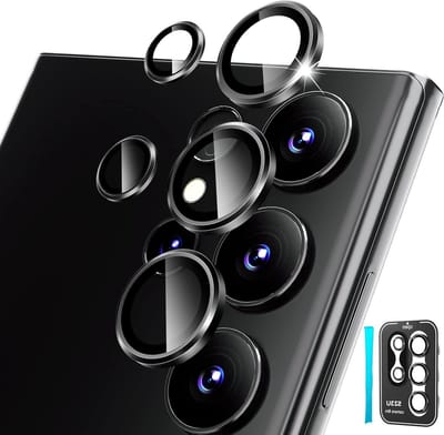 Camera Beschermfolie voor Samsung Galaxy S23 Ultra - HD Helder, Krasbestendig, 9H Hardheid, Bubble Free Lensbescherming