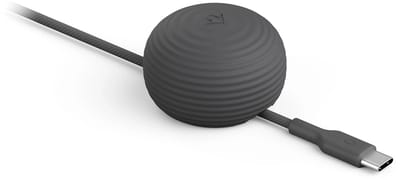 Twelve South CableStay Kabel met Gewicht – Voorkomt Vallen van Kabels – Gladde Kabelbeweging – Tot 60W USB-C Power Delivery - Zwart