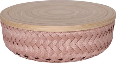 Handed By Wonder XS - Opbergmand rond met deksel- koperroze