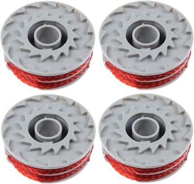 Trimmer Spool Set - Grasmaaier Spoel Nylon Draad - Onkruid Verwijderen - Dubbele Autofeed Spoel - 4 Stuks