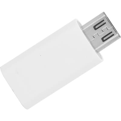 TypeC Vrouwelijk naar Micro USB Mannelijk Overdrachtsadapter Converter Connector Snel Opladen(Wit )