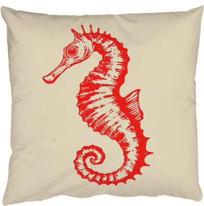 Sierkussens - Kussentjes Woonkamer - 50x50 cm - Zeepaardje - Rood - Fijne details