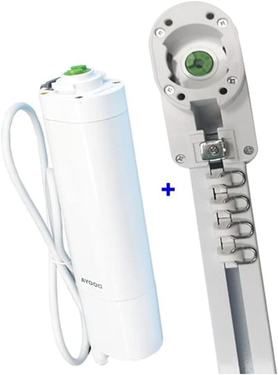 Slim Gordijn Systeem - Elektrisch Gordijn - Comfortabel Wonen - Stille Motor - 3.5 Meter - Zwart