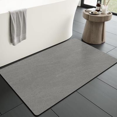 Famanu - Badmat, antislip, wasbaar, absorberend, 40 x 60 cm, sneldrogend, badmat, antislip, wasbaar, badkamermat, douchemat voor douche