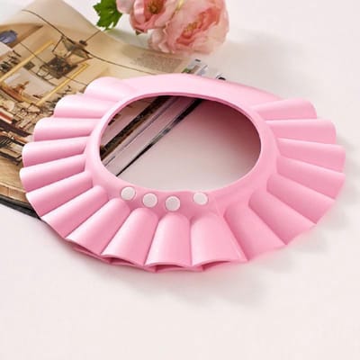 2 Stuks Handige Shower Cap - Roze - Douchemuts Voor Kinderen - Baby - Foam - Douchekap - Baby