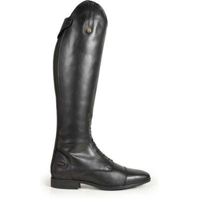 Brogini Unisex Albareto Faux Leather Wide Yard Boots voor volwassenen (Zwart)