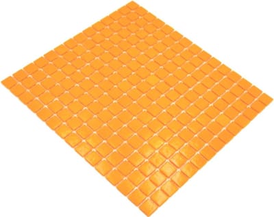 Glasmozaïek Tegels - Glanzend Vierkant - Muur Vloer Decoratie - Waterbestendig Materiaal - 4mm Dikte - Oranje