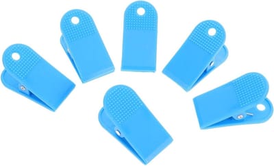 Veiligheidsschakelaar Clips - Noodstop Clamp - Fitness Apparatuur - Universele Compatibiliteit - 5.5 x 3.3 cm - Hemelsblauw