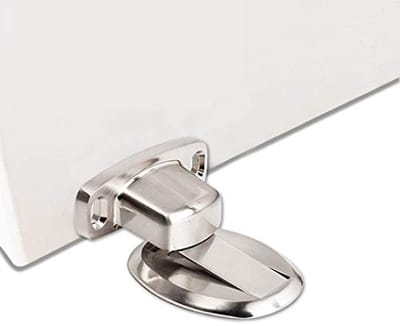 Roestvrijstalen Deurstoppers met Magnetische Bevestiging - Set van 2, Geen Boren Nodig