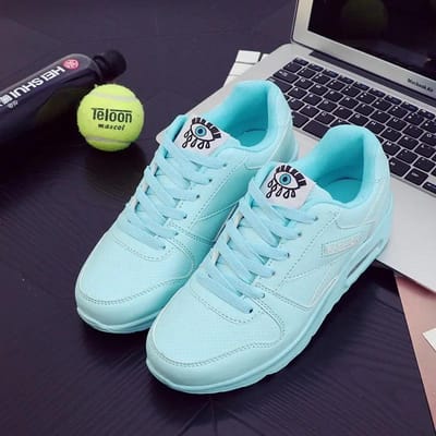 Mode Air Wedge Platform Sneakers Dames Koreaans Vetersluiting Casual Sportschoenen voor Dames Maat 34-44 Antislip Reis Ballerina's 34