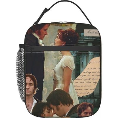 Jaren 90 Fitzwilliam Darcy Pride And Prejudice Geïsoleerde Lunchtas voor Vrouwen Kinderen Draagbare Voedseldozen Thermische Lunchbox Tote One Size