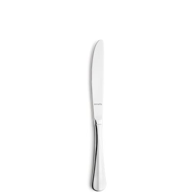 Amefa Baguette - 2-dessertmessen - hoogglans - zilverkleurig