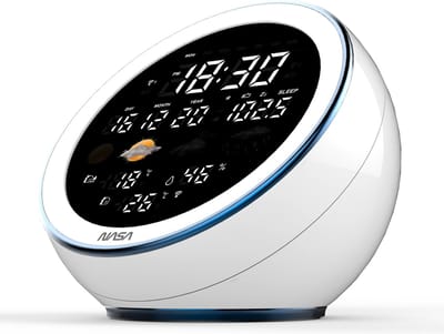 Nasa – Weerstation – Bluetooth Speaker WSP1500 Zwart – 2 externe sensoren – Wordt geleverd met netadapter