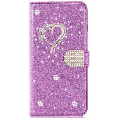 Glitter Portemonnee Leer Hoesje Voor Samsung Galaxy S26 Ultra S25 FE S24 S23 Plus S22 A13 A14 A15 A16 A26 A36 A56 A34 A35 A54 A55 A06 For Galaxy S23FE
