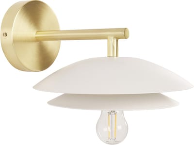 LASOLO - Wandlamp - Wit - Metaal