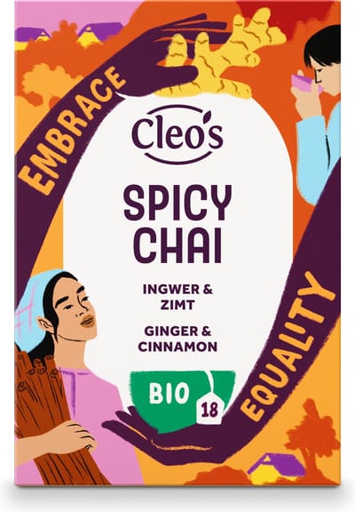 Cleo's Spicy chai bio 18 Zakjes