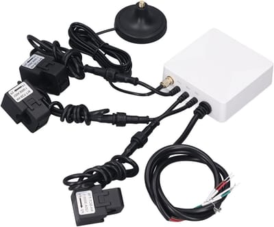 Slimme Energiemeter - Stroomverbruik Monitor - Energie Besparen - 3-Fasen WiFi Connectie - 3x 500A Sensoren - Wit