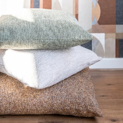Sierkussen Miton - Polyester - Groen - 45x45 cm (BxH)