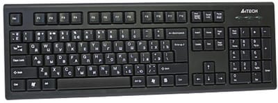 A4tech KR-85 USB QWERTY US Englisch Schwarz Tastatur, A4TKLA19739