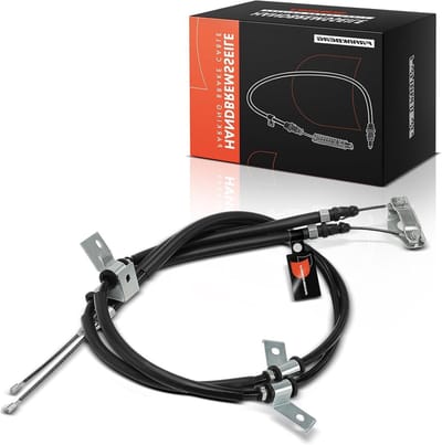 Handremkabel Vervanging - Parkeerrem Kabel - Voertuig Reparatie - Directe Pasvorm - 35 cm - Zwart