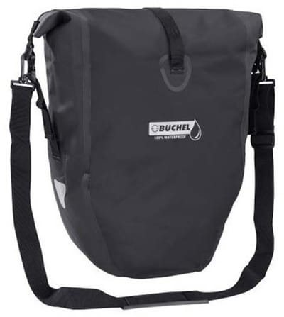 Büchel - Fietstas - 100% waterdicht - 25,4 liter - Olijfgroen
