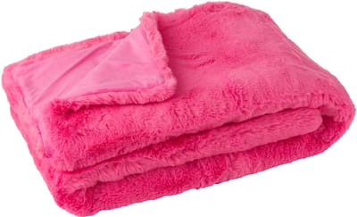 J-Line deken Cutie - polyester - roze