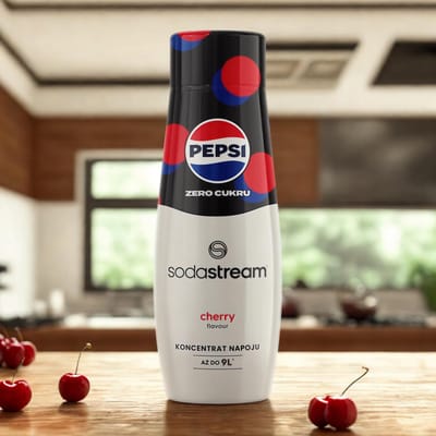 Siroopconcentraat voor het carboniseren van water SodaStream Pepsi Cherry Zero Sugar 440ml