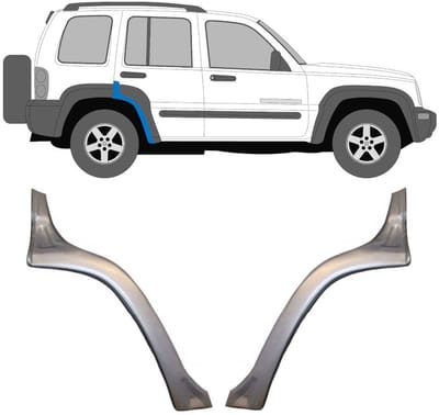 Reparatiepaneel achterspatbord voor Jeep Liberty 2001-2008 / Links + Rechts