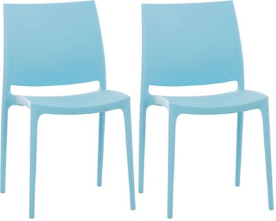 CLP Maya Set van 2 Stoelen lichtblauw