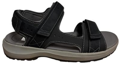 Clarks - Heren sandalen - Guidview Trek - Zwart - Artikel 26187591 - Maat 42