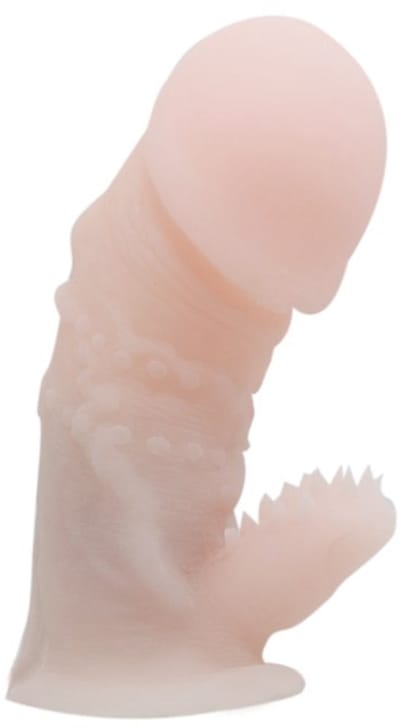 Power Escorts Dikke Penis Extender Beige 13 Cm Dia 4,5 Cm