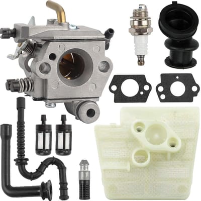 Allecto - Carburateur Stihl - Vervangt 1121 120 0610 - Inclusief luchtfilter - Geschikt voor MS240 MS260 - Complete set voor kettingzaag