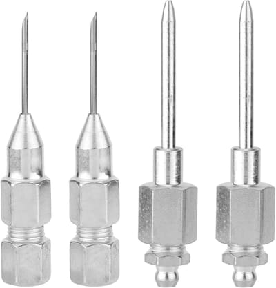 Vetspuit Naald Kit - Vet Injectie Naalden - Precisie Smering - Roestvrij Staal - 94 x 5 x 18 cm