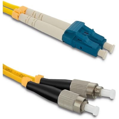 Qoltec Glasvezel Patchcord LC/UPC-FC/UPC |   Singlemode |   9/125 |   G652D |   Duplexwoning |   3m