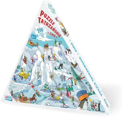 Puzzle tatrzańskie Zima 200 elementów - Tatra-puzzel Winter 200 stukjes